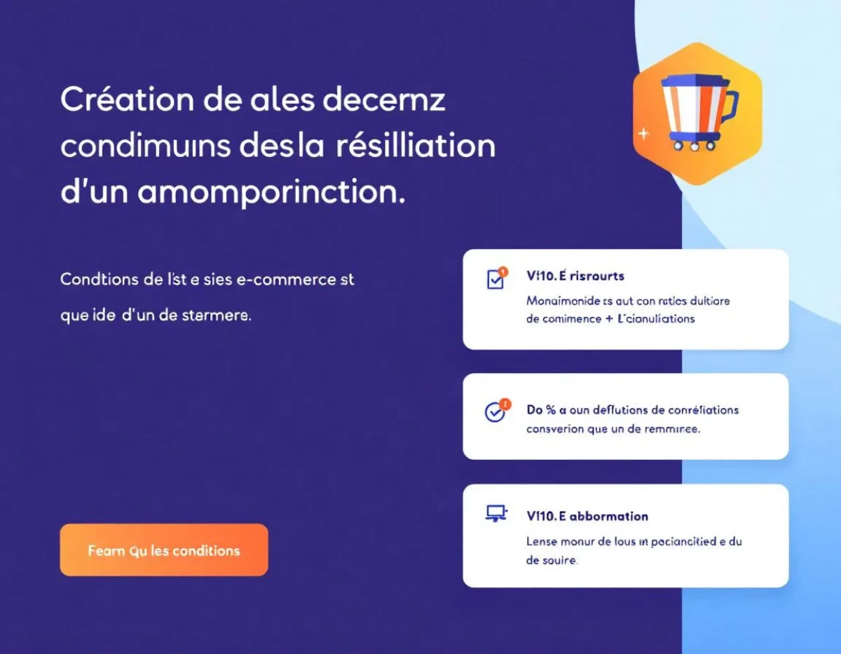 Création de site e-commerce et conditions de résiliation d'un abonnement